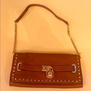 Michael kors leather shoulder bag
